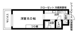 千葉県市川市田尻4【マンション】の間取り