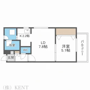 サニーウィンド【3階】の間取り