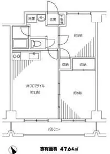 パレスクラシーゼ【3階】の間取り