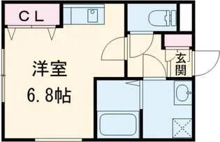 blue palette 赤羽弁天通り【3階】の間取り