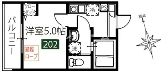 MELDIA雑色【1階】の間取り