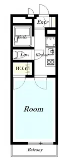 レオパレスシエレ・バウム【1階】の間取り