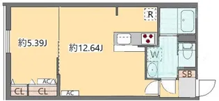 東京都世田谷区上北沢4【マンション】の間取り