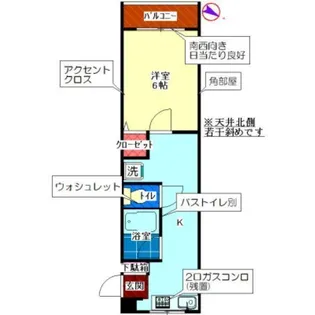 ハイツナガホリ【2階】の間取り