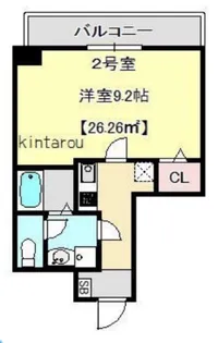 グランブルー森下【3階】の間取り