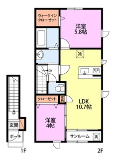 KACC213巻【2階】の間取り