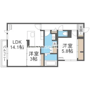 Clashist新森【1階】の間取り