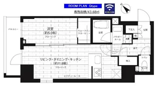 ステージグランデ台東根岸アジールコート【11階】の間取り
