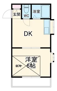 グリーンターフ鬼高【2階】の間取り