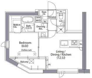エルスタンザ文京湯島【9階】の間取り