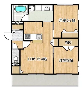 グラヴィスコート元住吉【1階】の間取り