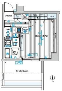 ブライズ下北沢【1階】の間取り