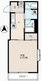 ファミーユTAKADA【4階】の間取り