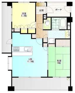 クリオ横浜五番館【10階】の間取り