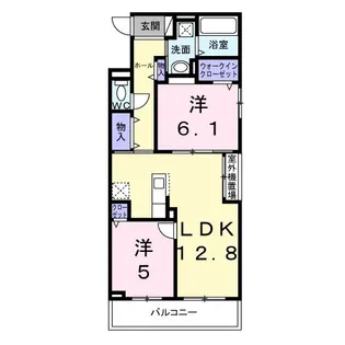ブリ-ヴィアコ-ト【3階】の間取り
