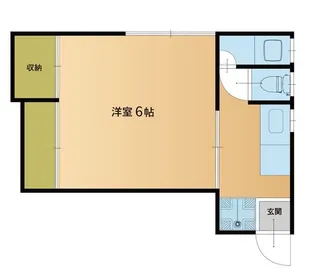 コーポ幸【2階】の間取り