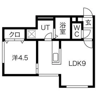 アンデス富岡【1階】の間取り