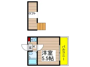 リッチワン八千代台【2階】の間取り