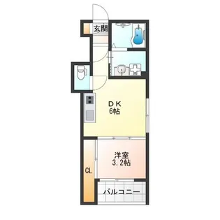 Granstella帝塚山【3階】の間取り