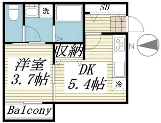 Le Grand横浜南【1階】の間取り
