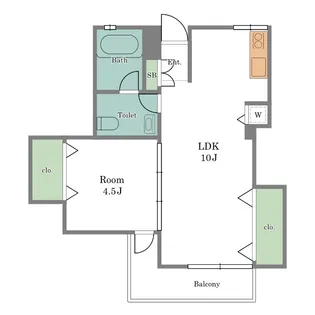 第2シャトレー青山【1階】の間取り