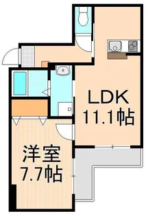 ルピアオウギ【1階】の間取り