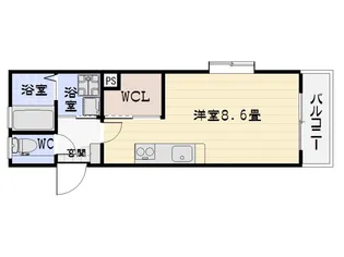 エースビル武【2階】の間取り