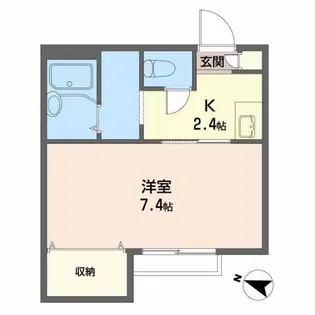 KSハイツ【2階】の間取り