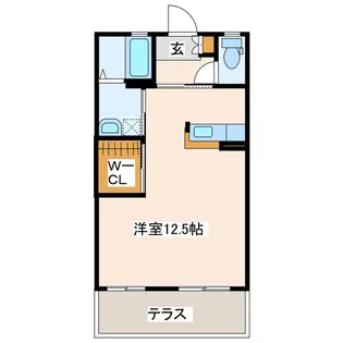 グランディール大江【2階】の間取り