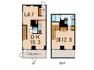 プライムアーバン本駒込【1階】の間取り