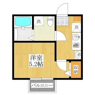 カリテス【2階】の間取り