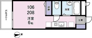 ドルフ武蔵新田【1階】の間取り