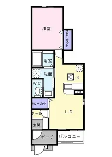ピピールヒルズ【1階】の間取り