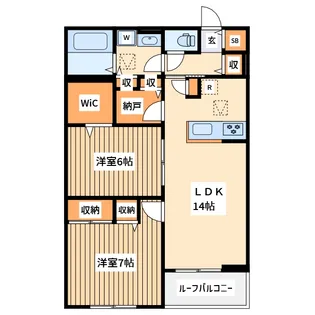 SOLANA2【1階】の間取り