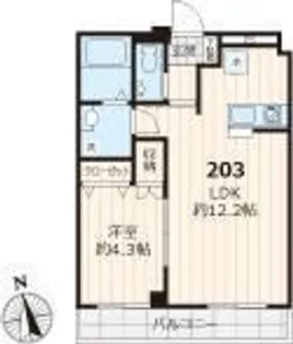 グラン 上り屋敷【2階】の間取り