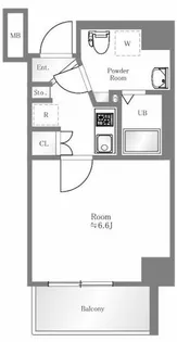 Valore Spazio kiyosumi shirakawa【6階】の間取り