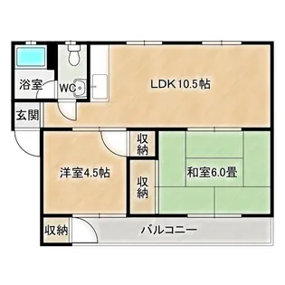 東田マンション【2階】の間取り
