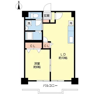 阿部永代マンション【2階】の間取り
