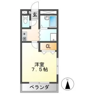 ドエルYS【3階】の間取り