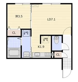 polku(ポルク)【2階】の間取り