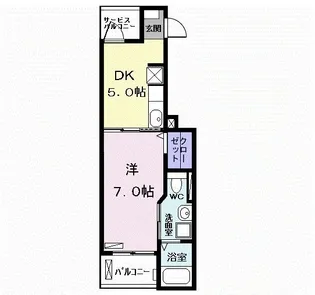 メゾンF【1階】の間取り