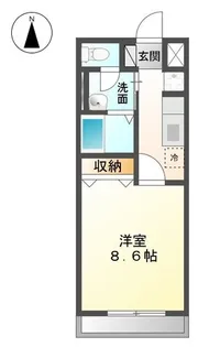 シェルルききょう【2階】の間取り