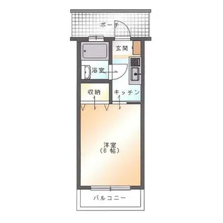 リバーサイドMIYAZAKI【2階】の間取り