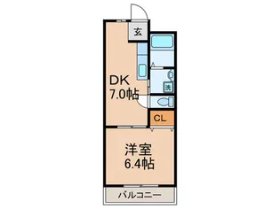 榎本マンション【4階】の間取り