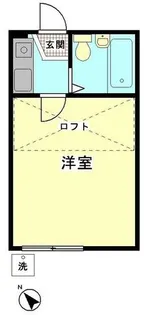 第一ハイツナカジマ【1階】の間取り