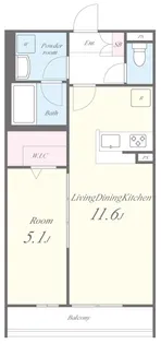 リーブル【1階】の間取り