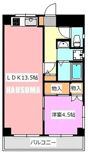 CASA小野寺【4階】の間取り