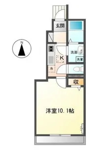 アローナ【1階】の間取り