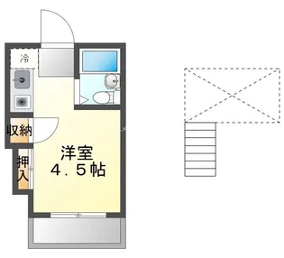 ルネコート【1階】の間取り