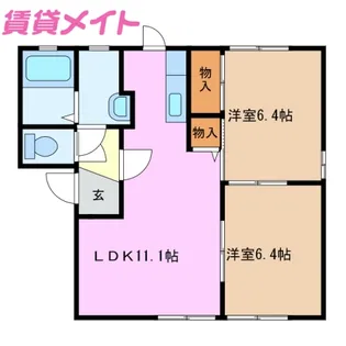 セスカ C【2階】の間取り
